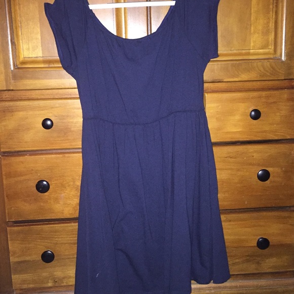 charlotte russe navy blue dress